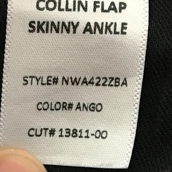 Hudson Collin Flap Pocket Skinny Ankle Jeans Women 26 Blue Mid Rise Stretch - Picture 16 of 16